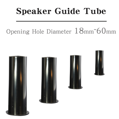 HIFIDIY LIVE Speaker Guide Tube 2 3 4 5 6.5 8 inch BASS Subwoofer Loudspeaker Inverted Tube Port Auxiliary ABS open Hole 18~60mm ► Photo 1/6