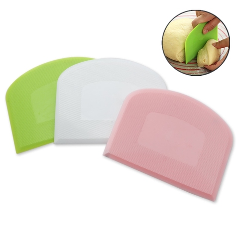 1PC Useful Cream Spatula DIY Pastry Cutters Fondant Dough Scraper Cake  Cutter Pastry Baking Tool Kitchen Accessories