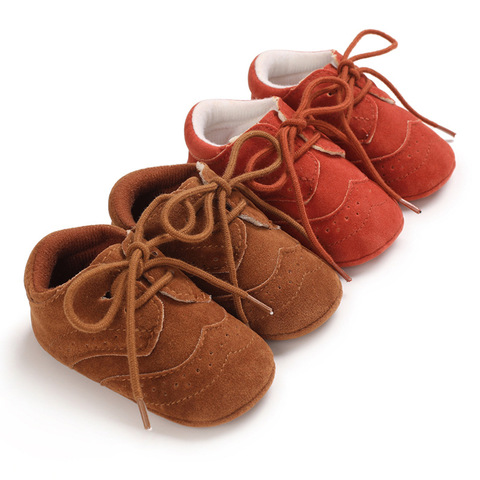 Vintage Baby Boy Shoes PU Leather Toddler Infant Loafers Shoes Autumn Newborn Baby Casual Shoes Cotton Soft Sole Baby Moccasins ► Photo 1/6