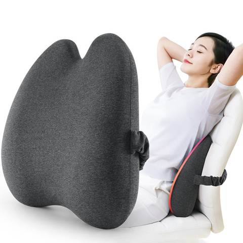 Memory Foam Waist Pillow Lumbar Support Cushion For Back Orthopedic Pillow Car Seat Office Chair Cushion Coccyx Massage Pillows ► Photo 1/6