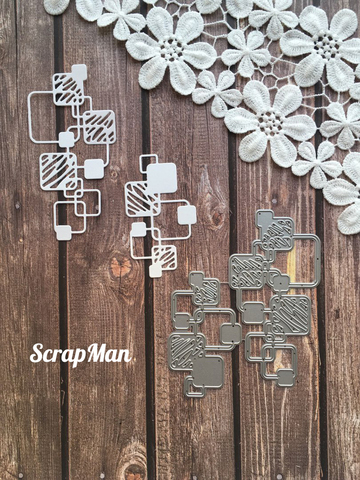 2022 NEW Metal Cutting Dies geometry  Embossing Scrapbooking Stencil Craft Cut Die For DIY Card Crafts Handmade ► Photo 1/1