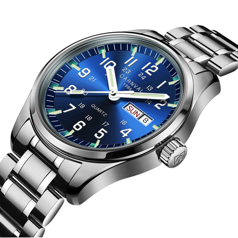 Carnival Luxury Brand Watch Men Quartz Men Watches Tritium Light Luminous Watch Male Waterproof Military reloj hombre C8638G-3 ► Photo 1/1