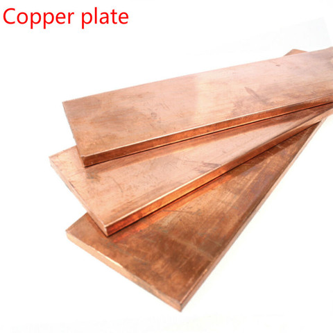 1pcs 99% high-purity copper tapecopper metal plate ,kit for laminated circuit board pure copper strip thickness 1.5mm, 2mm ► Photo 1/5