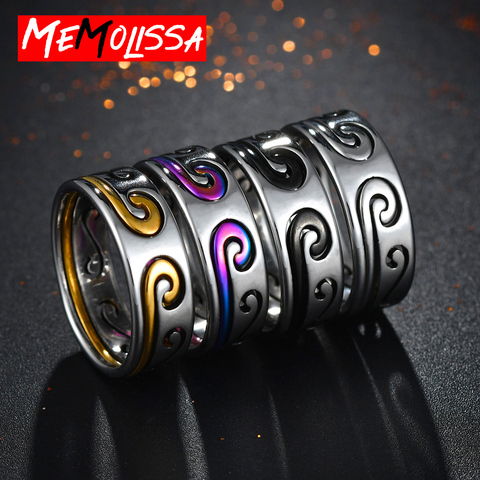 4 Colors Monkey King Magic Double Open Rings Set Personality Lovers Stainless Steel Jewelry ► Photo 1/6