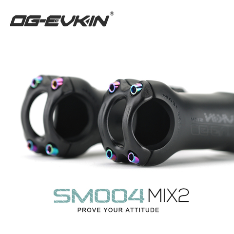 OG-EVKIN SM-004 T1000 Carbon MTB Bicycle Stem 6/17 Degree 31.8MM Carbon Road Bike Stem Positive and Negative Cycling Power Parts ► Photo 1/6