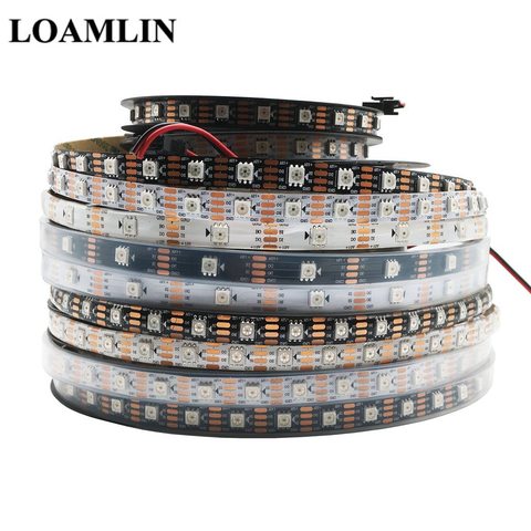 WS2815 DC12V (WS2812B/WS2813) RGB LED Pixels Strip Light Individueel Adresseerbare LED Dual-Signaal 30/60/144 Pixels/Leds/m 1~5m ► Photo 1/6