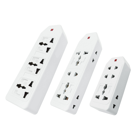 Universal Power Strip10A 250V Multiple AC Outlet Socket Without Line Rewireable Assembly Power Cord Extension Socket 10A 250V ► Photo 1/6