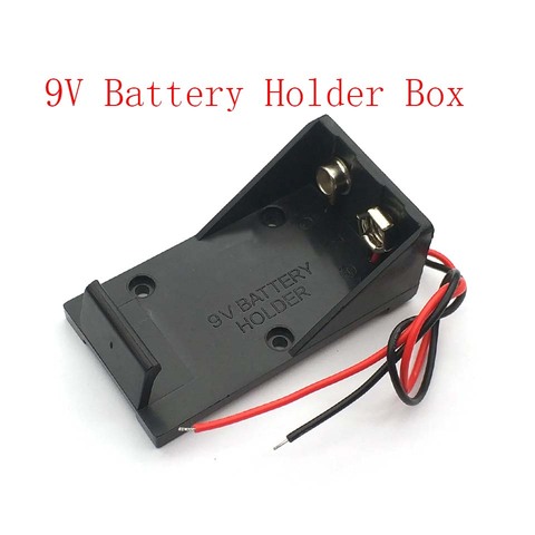 9V Battery Clip Holder Case Box with Wire Leads DIY ► Photo 1/5
