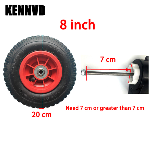 Children's electric car inflatable tires, kid's electric tricycle rubber wheels baby car pneumatic tires 8 inch 20 cm ► Photo 1/3