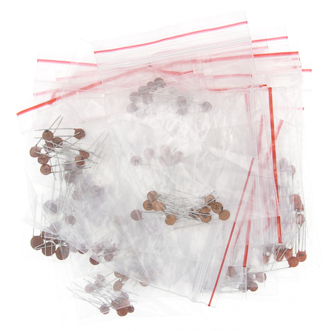 300pcs/lot Ceramic capacitor set pack 2PF-0.1UF 30 values*10pcs Electronic Components Package capacitor Assorted Kit samples Diy ► Photo 1/6
