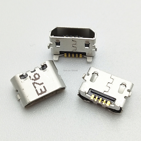50pcs Micro USB Charging Port Dock Connector Socket For Huawei Ascend 4X 4X Y6 4A P8 C8817 P8 max P8 Lite 4C 3X Pro G750-T20 ► Photo 1/2