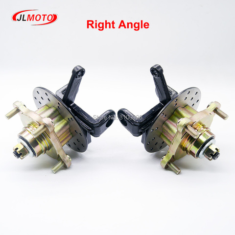 1SET Steering Strut Knuckle Spindles with Wheel Hub 130mm  Brake Disc Fit For ATV 200cc 250cc electric Golf Buggy Quad Bike Part ► Photo 1/6