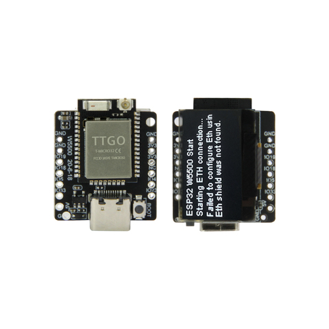 LILYGO® TTGO T-Lite W5500 ESP32 Main Chip SSD1306 0.96 Inch Oled  Type-C USB Programming Development Board ► Photo 1/6