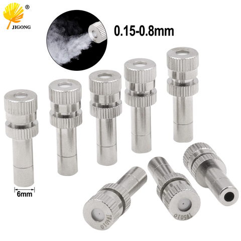 Push-in Low pressure atomizing nozzle 0.15-0.8mm Misting Fogging Spray Sprinkler water pressure sprayer ► Photo 1/6