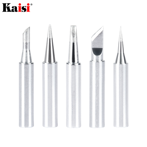 5pcs Lead Free Soldering Iron Tips For 936 Universal Soldering Rework Station 900M Welding Tips Replacement soldering iron kit ► Photo 1/6