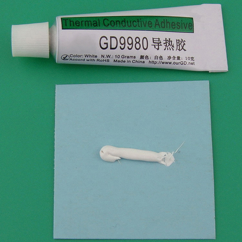Hot 1Pcs Conductive Adhesive Thermal Paste Thermally Heat-conducting Glue GD9980 Heatsink Plaster Thermal Heat Sink Glue ► Photo 1/6