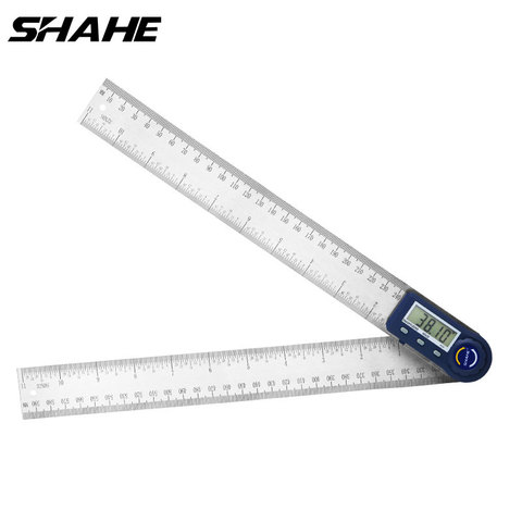 Shahe 200/300mm Digital Angle Meter Inclinometer Stainless Steel Angle Digital Ruler Protractor Electron Goniometer Angle Finder ► Photo 1/6