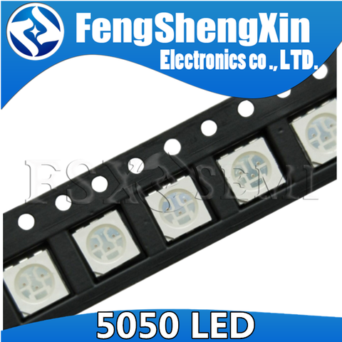 100pcs 5050 SMD LED Red Yellow Green White Blue light emitting diode Clear LED Light Diode Set ► Photo 1/2