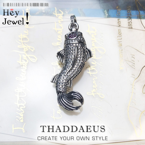 Pendant Koi Fish,2022 Brand New Fashion Trendy Jewelry Europe Bijoux Accessories 925 Sterling Silver Lucky Gift For  Men Woman ► Photo 1/6
