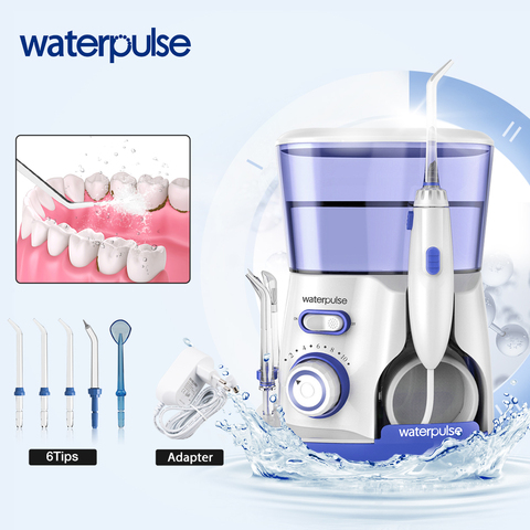 Waterpulse V300 Dental Flosser Professional Oral Irrigation 800ml Oral Hygiene Water Floss For Family Daily Oral Care ► Photo 1/6
