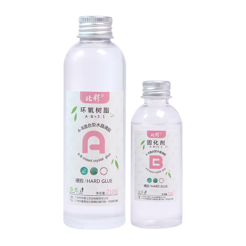 1 Set Clear Resin Epoxy High Adhesive 3:1 AB Crystal Glue Resin Jewelry Making ► Photo 1/6