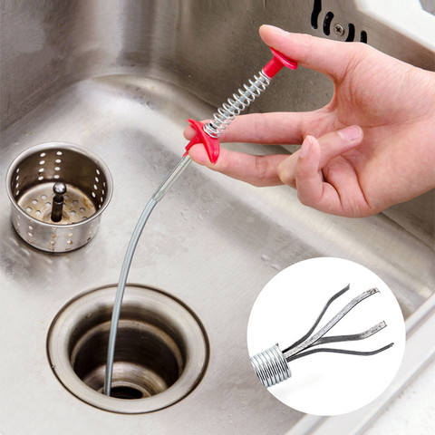 Practical sewer drain cleaning tool Bathroom Hair Sewer Filter Drain Cleaner Strainer Anti Clogging Floor Wig Removal Clog Tools ► Photo 1/6