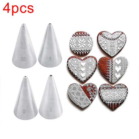 4 Size Pearl Hole Stainless Steel Cake Icing Piping Nozzle Pastry Tips For Sugar Craft Cream Cupcake Decorating Tools Tips ► Photo 1/6