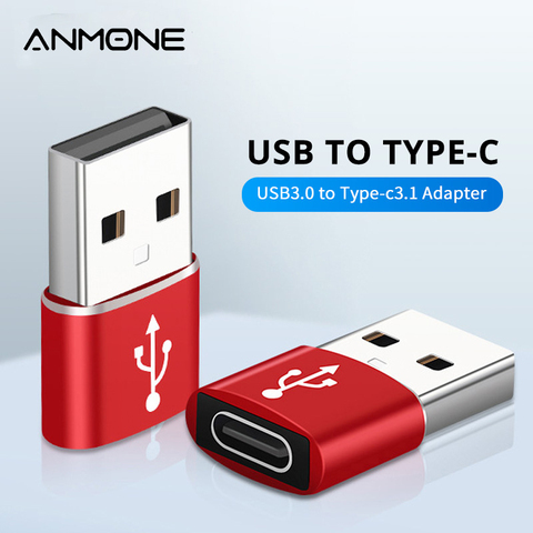 ANMONE USB 3.0 To Type C 3.0 Charger Adapter Tablet Charge Socket Converter PC Notebook Earphone Adapter Computer Accessories ► Photo 1/6