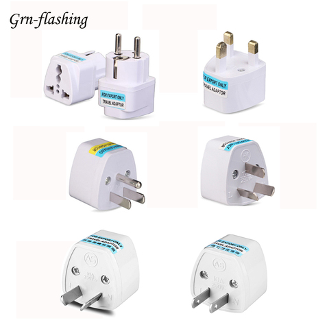 Universal UK AU EU US To US/UK/EU/AU Power Plug Adapter 2 3 Pin Connector Euro China Travel Electrical Adapter Socket Converter ► Photo 1/6