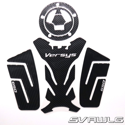 1 SET Motorcycle Accessories 3D Fiber Sticker Sets Tank Decal Protector Pad Set for KAWASAKI Versys 650 ► Photo 1/4