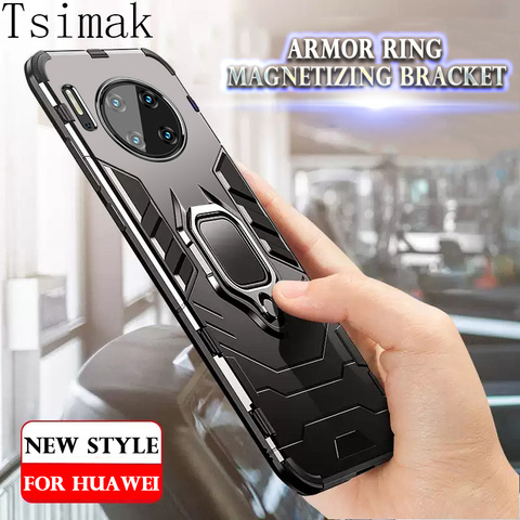 Shockproof Armor Case For Huawei Mate 20 Lite 30 Pro Y6 Y7 Y9 2022 P Smart 2022 Y5P Y6P Y7P Y8P Y6S Y9S Cover Phone Back Coque ► Photo 1/6