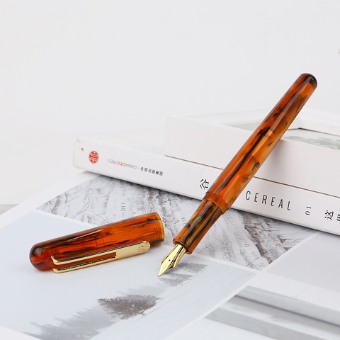 New Picasso Celluloid Fountain Pen Pimio EtSandy Aurora PS-975 Iridium F Nib Ink Pen Writing Gift Pen for Business Office School ► Photo 1/6