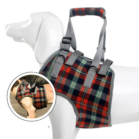 Support Dog Harness for Disabled Dogs Grid Dog Lift Harness Rehabilitation Sling Waist Support for Old Joint Injuries Dogs Walk ► Photo 1/6