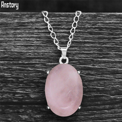 Vintage Natural Quartz Jades Amethysts Claw Pendant Necklaces Antique Silver Plated Natural Stone Unakite Fashion Women Necklace ► Photo 1/6