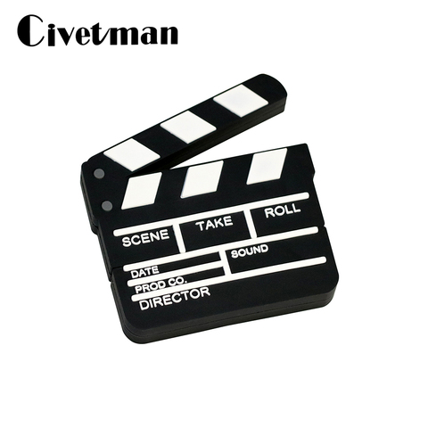 Cartoon Movie Clapperboard USB Flash Drive 8GB 16GB 32GB USB2.0 Pendrive Cute Film Memory Stick 64GB Pen Drive USB Flash Memoria ► Photo 1/6