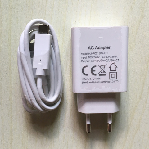 Fast Charger 18W MTK PE Fast Charging for Vernee Apollo,Apollo Lite,Apollo X,Mars Pro Wall Power Adapter+Type-C Wire Data Cable ► Photo 1/3
