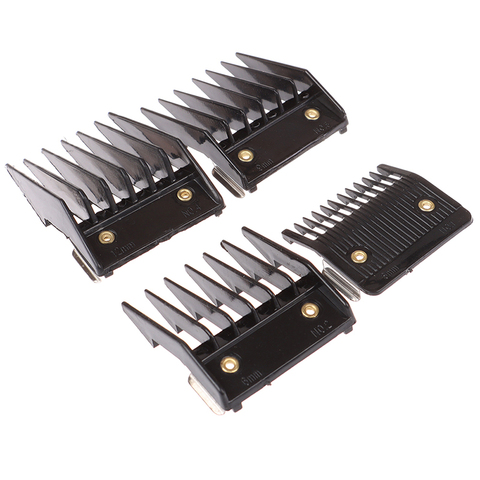 4Pcs Universal Cut Clipper Limit Comb Guide Attachment Size Barber Replacement ► Photo 1/6