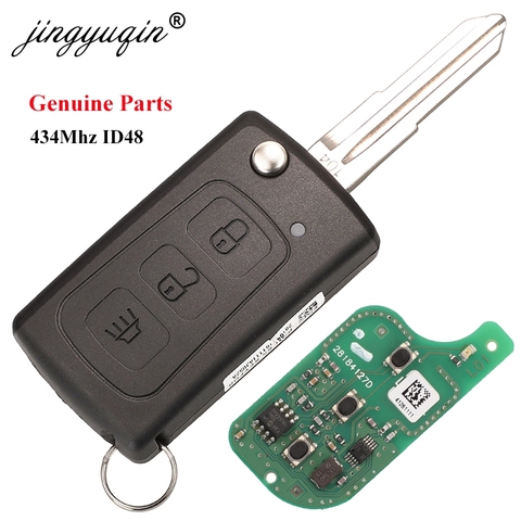 jingyuqin Gernuine Parts 434Mhz ID48 Flip Remote Key for Great Wall Haval Hover H3 H5 3 Buttons Original Factory Keys Fob ► Photo 1/4