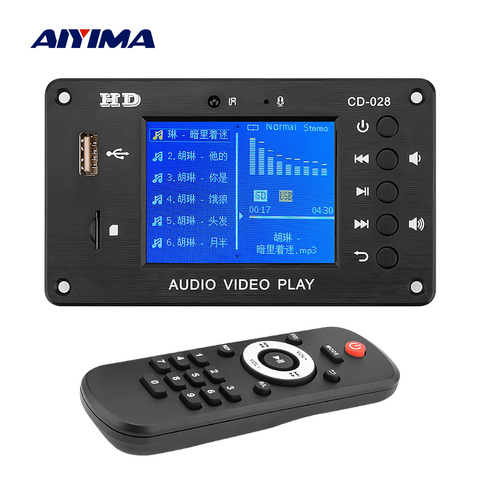 AIYIMA Bluetooth 5.0 MP3 Decoder Player AUX USB TF Card FM Radio Decoding Module DIY Sound Amplifier Speaker Home Theater ► Photo 1/6