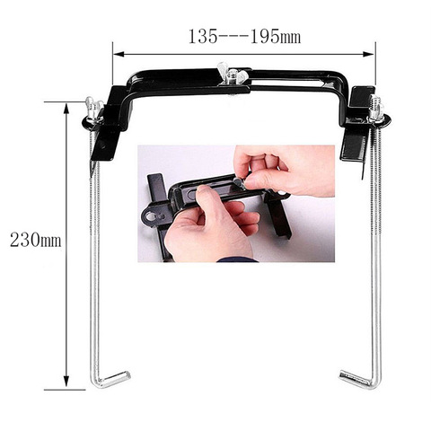 Universal  Adjustable Battery Holder Stabilizer Mount Storage Rack Fixed Bracket Stand Automob Battery Hold Down Set ► Photo 1/6