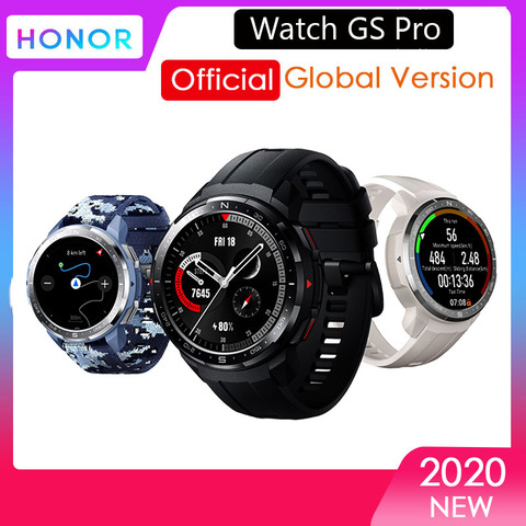 New Global Version Honor Watch GS Pro Smart Watch SpO2 Smartwatch Heart Rate Monitoring Bluetooth Call 5ATM Sports Watch for Men ► Photo 1/3