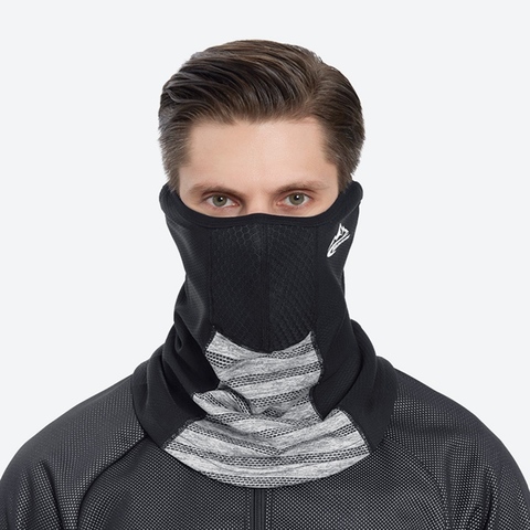 Men Winter Thermal Fleece Bandana Buff Neck Warm Gaiter Sport Face Ear Cover Half Mask Snowboard Ski Hiking Cycling Scarf ► Photo 1/6