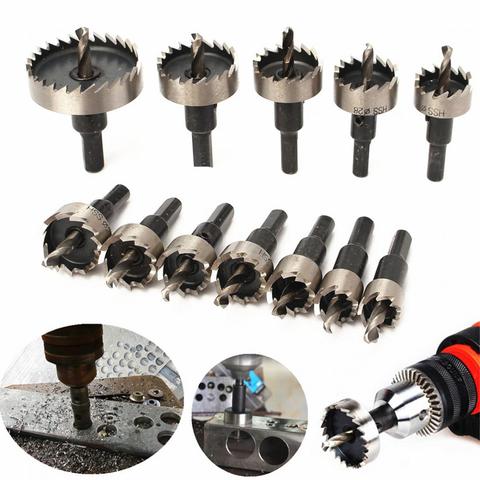 12pcs/lot  15-50mm HSS Drill Bit Set Holesaw Hole Saw Cutter Drilling Kit Hand Tool for Wood Stainless Steel Metal ► Photo 1/6