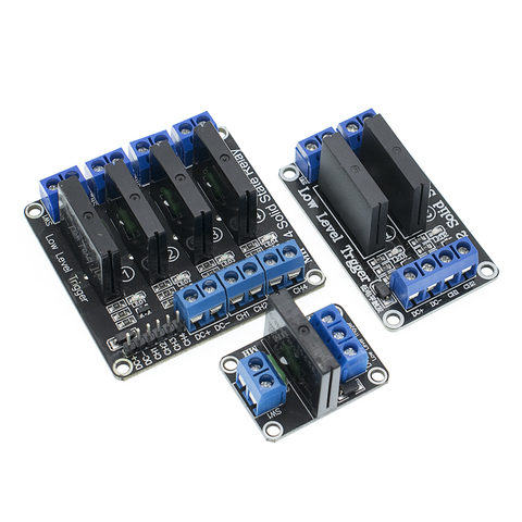 Low Level 5V 1/2/4/8 Channel Solid State Relay Module SSR G3MB-202P 240V 2A Output with Resistive Fuse For Arduino 1 2 4 8 Way ► Photo 1/6