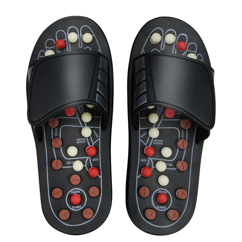 Feet Massage Slippers Foot Reflexology Acupuncture Therapy Massager Walk Stone Shoes Acupuncture Cobblestone Massager ► Photo 1/6