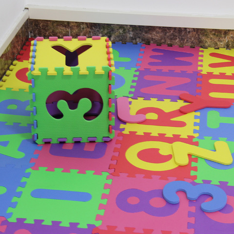10Pcs/set EVA Foam Crawling Mat Toys Baby Gym Puzzle Mat Rug Carpet Number Letter Play Mat  Kid Room Decoration Indoor Soft Mats ► Photo 1/6