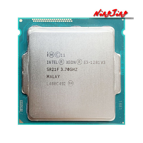 Intel Xeon E3-1281v3 E3 1281v3 E3 1281 v3 3.7 GHz Quad-Core Eight-Thread CPU Processor L2=1M L3=8M 82W LGA 1150 ► Photo 1/1