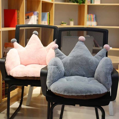 Lovely Cartoon Faux Rabbit Fur Chair Seat Cushion for Home Decor and Office Thicken Seat Pad Sofa Home Decorative ► Photo 1/6