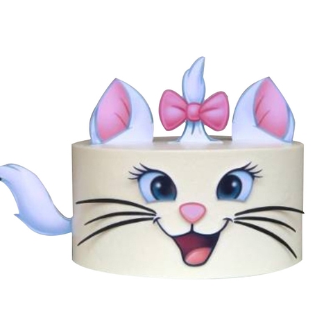 cute cat / bow cake decoration top hat birthday wedding cake flag Kids Baby Shower birthday party baking decoration supplies ► Photo 1/6
