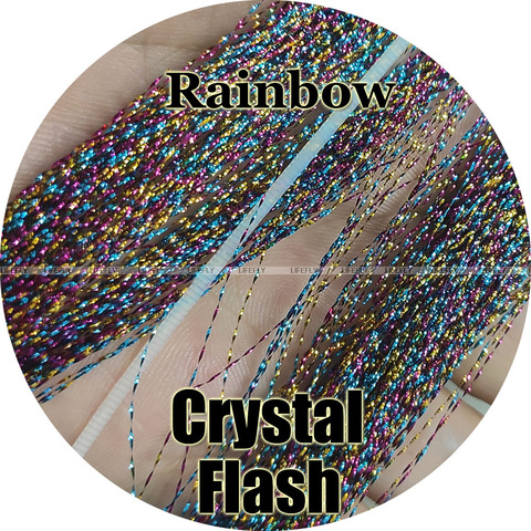 Rainbow Color, Wholesale 50 Packs Crystal Flash, Krystal Flash, Fly Tying, Jig, Lure Making, Fishing ► Photo 1/1